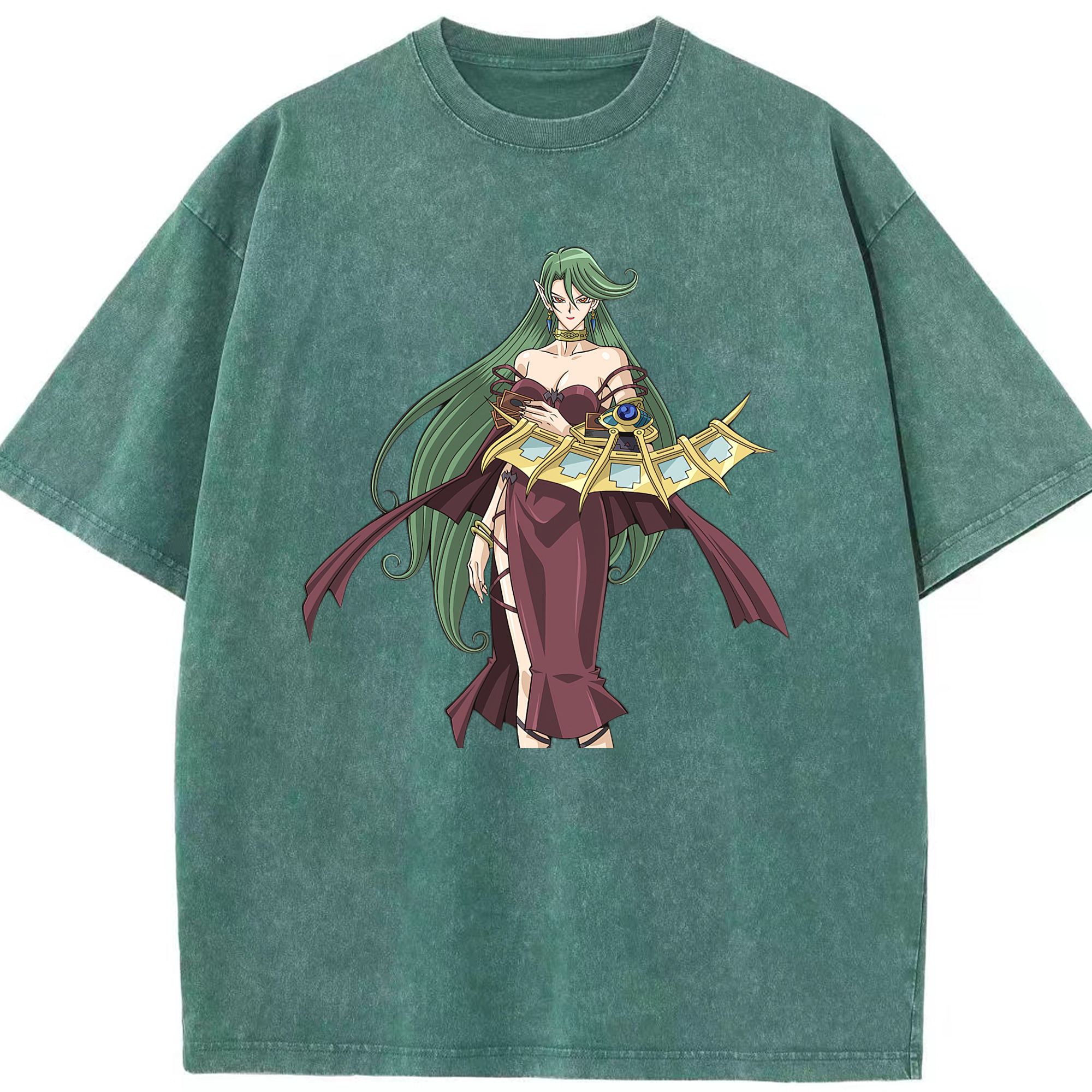 （画像用） 遊☆戯☆王 Yu-Gi-Oh! 綿100% ヴィンテージ風 半袖Tシャツ（フロントプリント）